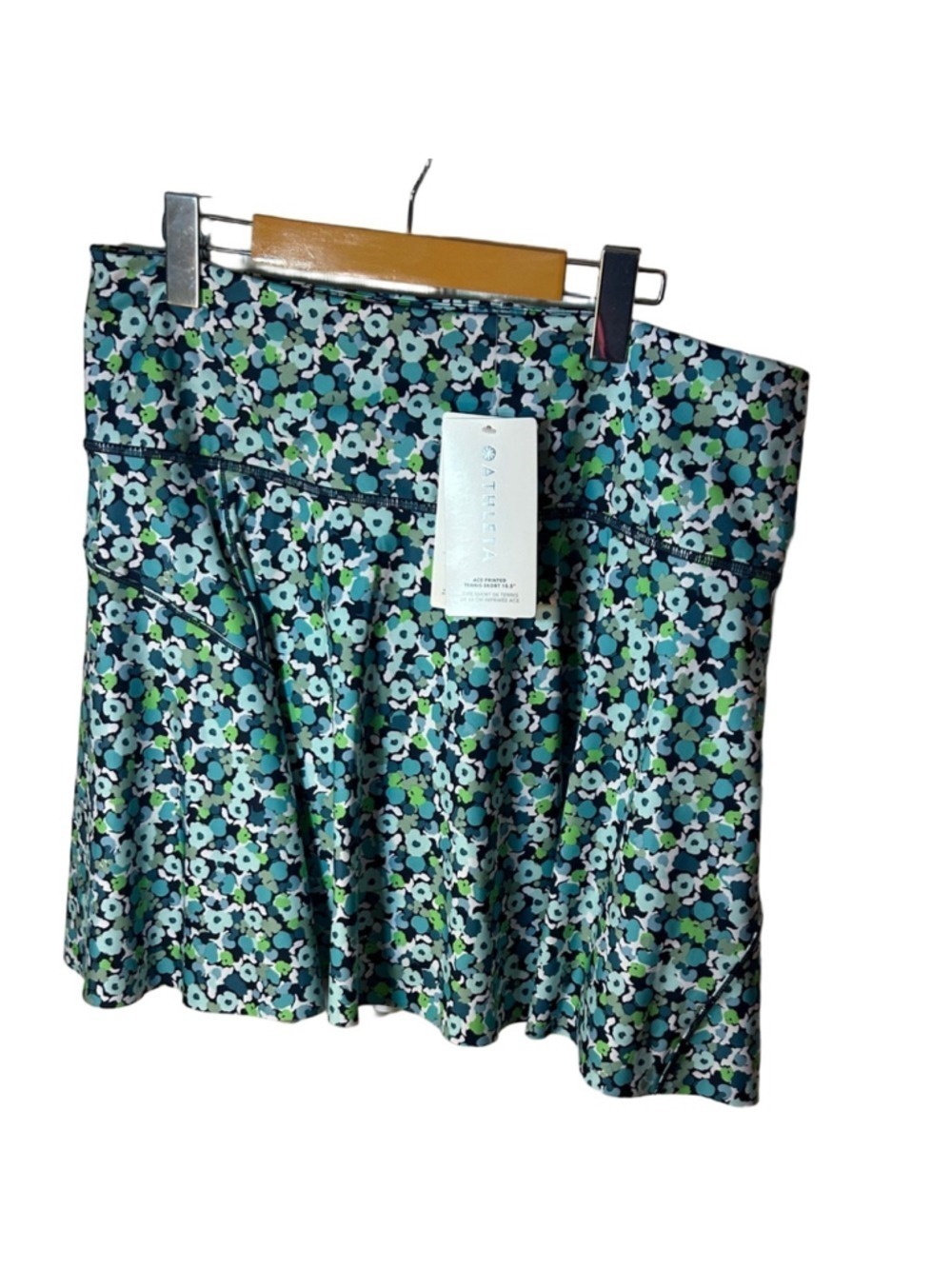 Athleta ace printed floral tennis skort size 1X nwt
